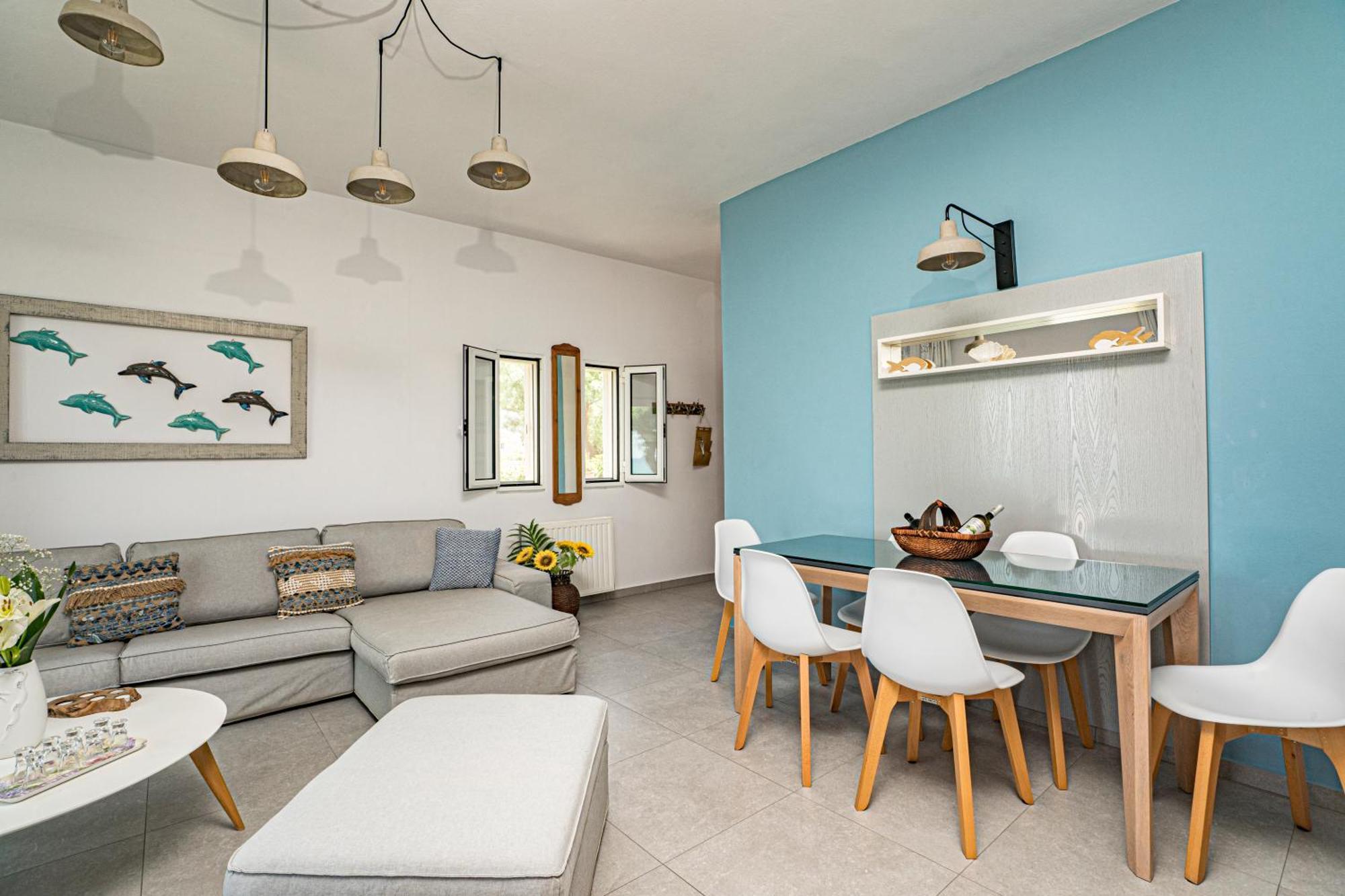 Big Blue Exclusive Beachfront Villa Kissamos Bagian luar foto